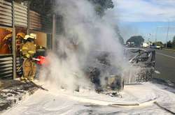 До ліквідації пожежі залучались 5 вогнеборців