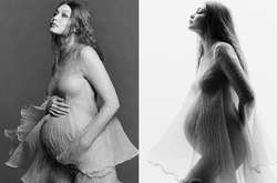 Беременная супермодель Джиджи Хадид впервые показала живот в нежной фотосессии