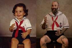 Эти люди настолько детально воссоздали свои детские фото, ято результат превзошел ожидания