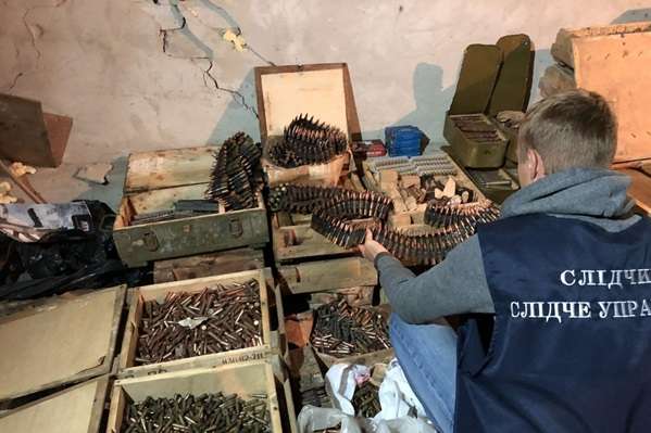 Поліція знайшла на Харківщині велику схованку боєприпасів