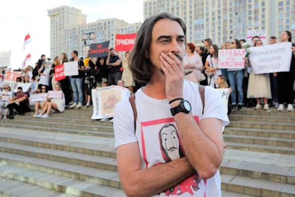 Свобода слова «по-білоруськи»: телеведучого арештували за участь у протесті