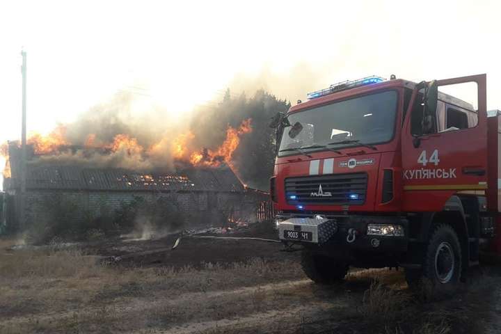 Лісова пожежа на Харківщині: відкритого вогню вже немає