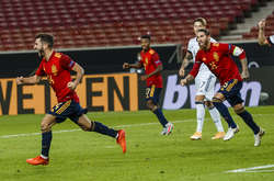 Емоції гравців збірної Іспанії після голу у ворота Німеччини 