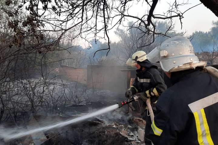 Пожежі на Луганщині: рятувальники локалізували два осередки займання