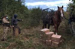 Українець на коні намагався переправити тютюн з Росії 