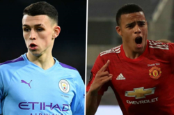 Гравці збірної Англії Грінвуд та Фоден