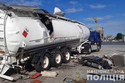 Стався вибух автоцистерни під час зварювальних робіт