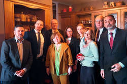  Світлана Алексієвич та європейські дипломати  