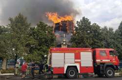 В Донецкой области горела церковь XIX века