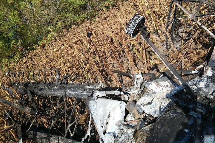 На Сумщині розбився літак, пілот загинув