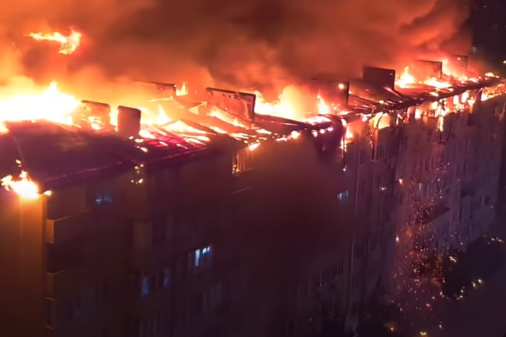 В Краснодарі згоріли 90 квартир через святкування весілля (відео)