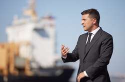 Президент Володимир Зеленський під час робочої поздки до Одеської області