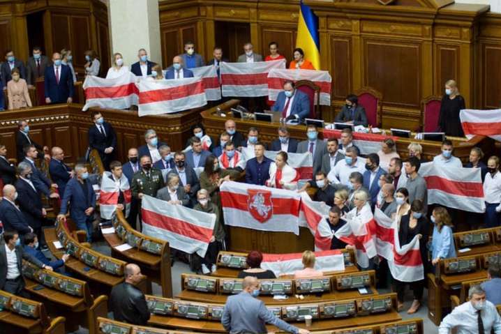 Верховна Рада ухвалила заяву щодо ситуації в Білорусі