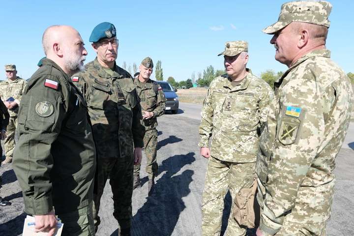 Військова делегація Польщі відвідала зону операції Об'єднаних сил