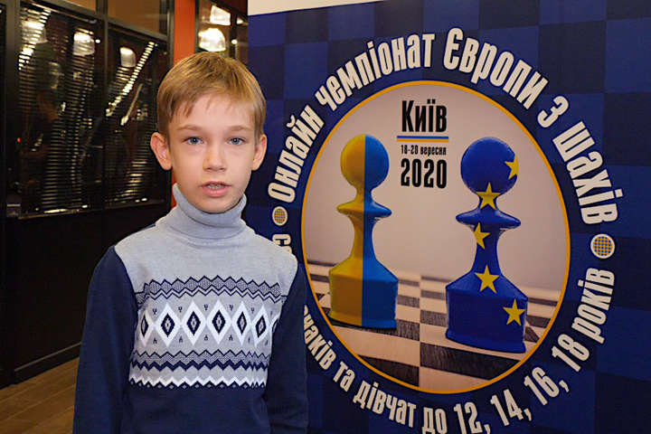 Українець у 12 років став призером онлайн чемпіонату Європи зі швидких шахів