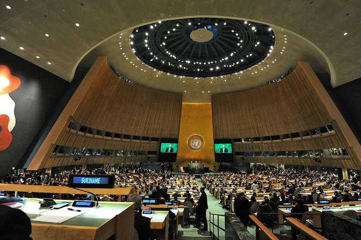 На розгляд Генасамблеї ООН винесуть резолюцію щодо окупованого Криму