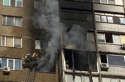 Горіла одна із квартир на 12 поверсі