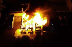 Автобуси горіли на стоянці