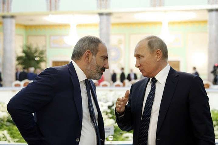Путін і Пашинян друге за кілька днів обговорили ситуацію в Нагірному Карабасі