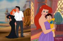 Беременность и материнство: принцесс Disney представили в неожиданных ролях