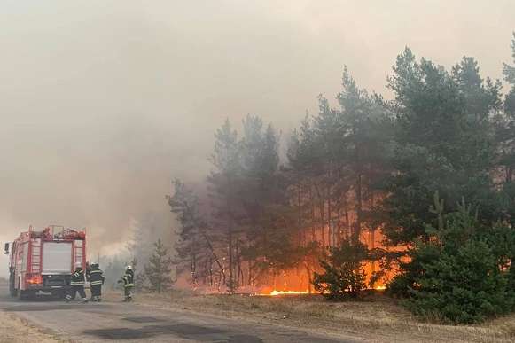 Шмигаль вирішив особисто оцінити масштаби пожеж на Луганщині