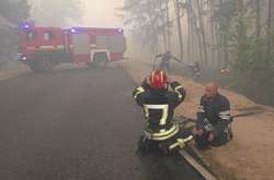 Масштабна пожежа на Луганщині