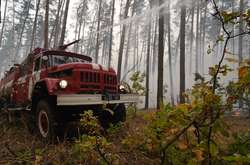 У Новоайдарівському районі Луганщини вогонь охопив приблизно 1,4 тис га лісових насаджень