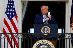 Трамп вперше після повернення з лікарні вийшов на публіку