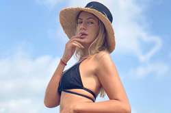 Мокрая Леся Никитюк в прозрачном платье взволновала мужчин (фото)