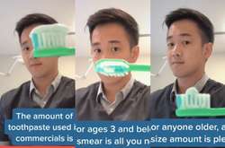 Дантист показал, сколько зубной пасты необходимо использовать: вирусное видео