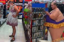 Как американцы ходят в магазин: 55 курьезных фотографий