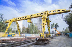 Майданчик із будівництва метро на Виноградар