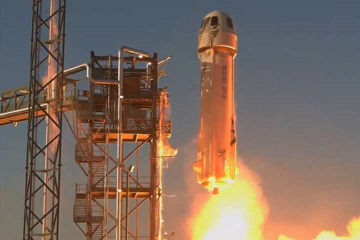 Компанія Blue Origin запустила ракету для тестування посадки на Місяці