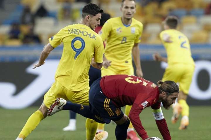 Зеленський привітав збірну України з перемогою над Іспанією