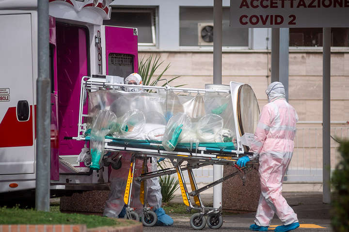 В Італії найбільша кількість нових випадків Covid-19 від початку пандемії
