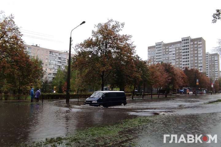 Суботня злива в Києві встановила рекорд