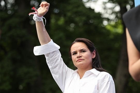 Опозиціонерка Тихановська закликала білорусів до тотального страйку