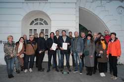 Підписання Меморандуму відбулося біля пам’ятника Магдебурському праву в Києві