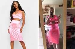 Пышногрудая британка заказала платье, но в него поместились не все части ее тела (фото)