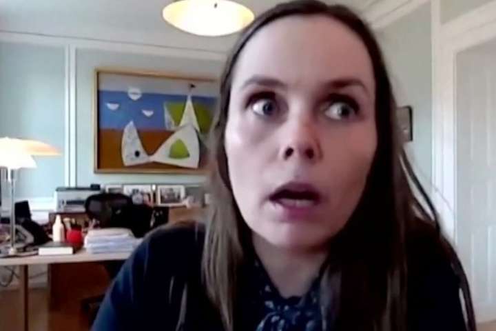 Землетрус перервав інтерв'ю прем'єра Ісландії Катрін Якобсдоуттір (відео)