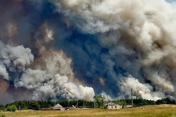 Пожежі на Луганщині: керівництво ДСНС підозрюється у недбалості
