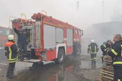 На місці пожежі працювали 9 одиниць спецтехніки