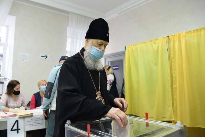 Як голосував патріарх Філарет (фото)