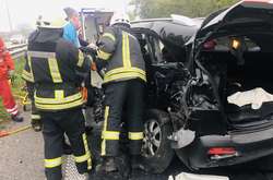 Рятувальники деблокували водія автомобіля Kia 