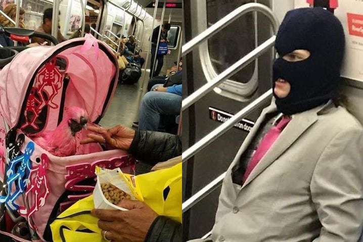 Фото безумных пассажиров метро, которые заставят истерически смеяться