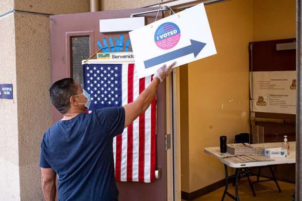 В США обнаружили фейковых избирательный участок