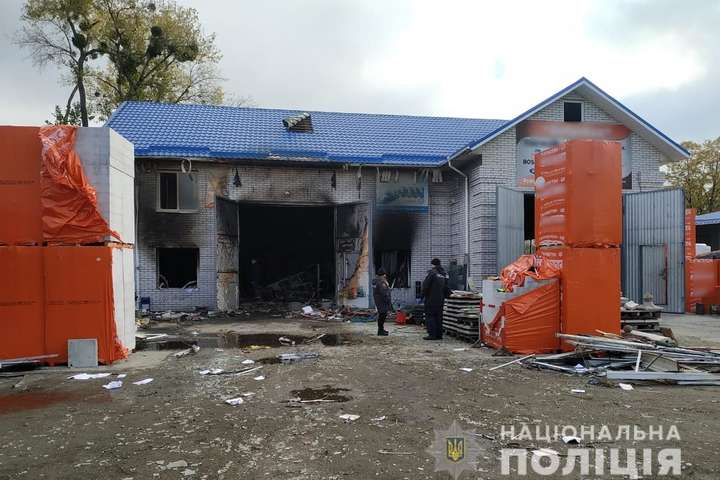 У магазині будматеріалів на Київщині стався вибух