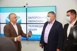 Глава Запорізької ОДА Боговін відкрив обласний центр телемедицини