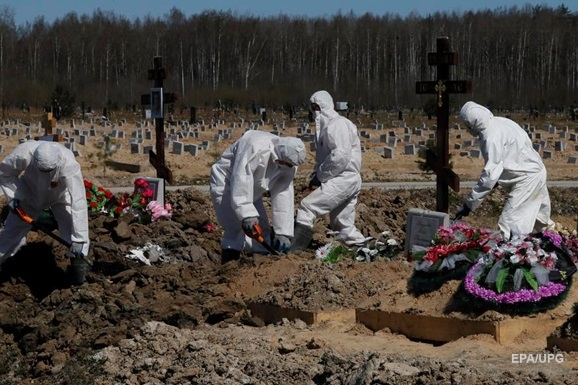 Антирекорд: у Росії зросла кількість померлих від Covid-19