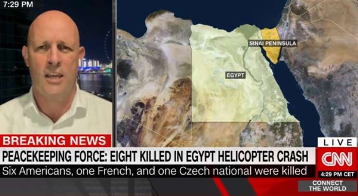 Біля курорту Шарм-ель-Шейх розбився вертоліт з миротворцями 